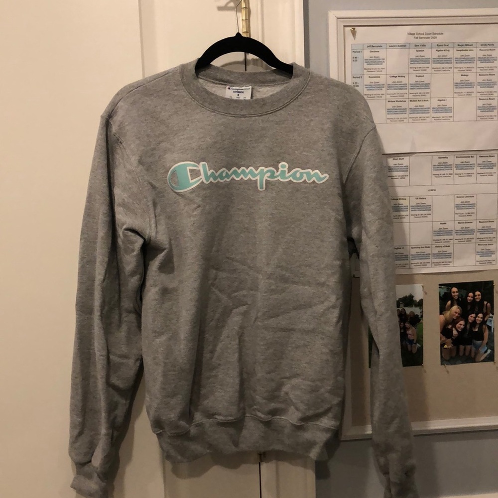 Grey champion sweatshirt